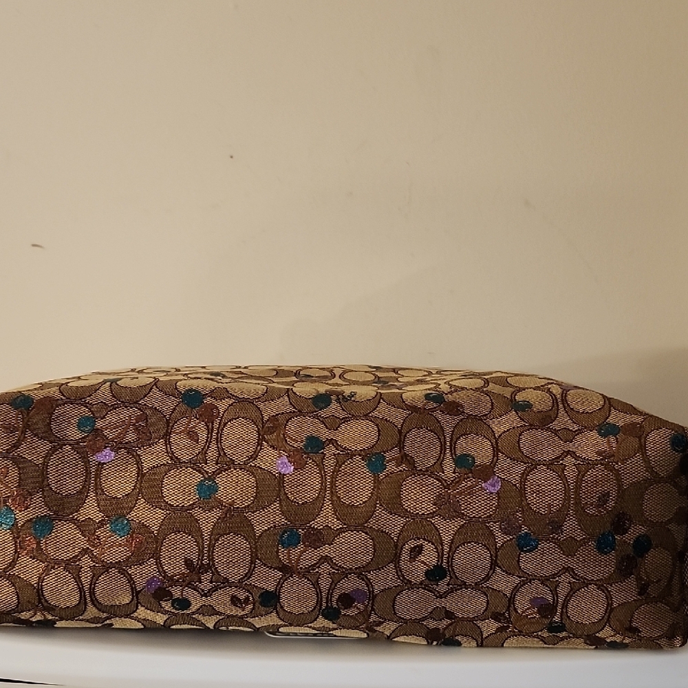 Coach Canvas Tote w/Free Coach Wristlet - Picture 9 of 15